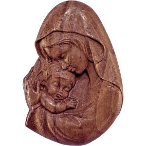 Madonnenrelief Geborgenheit Nuss