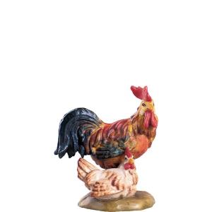 Cock with hen H.K.