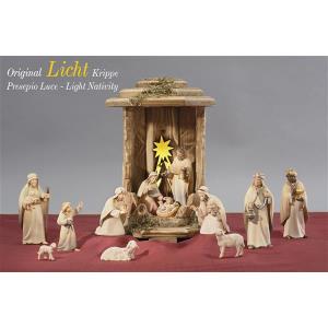 LI Laterna Stellacometa+13 figuren presepio Luce+luce e frasformatore