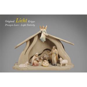 LI Set 8 figure + Stalla per famiglia Luce