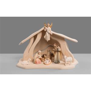 Presepe Luce SET 8 figure+Capanna Luce