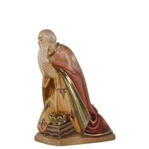 Wise man kneeling tirolean crib