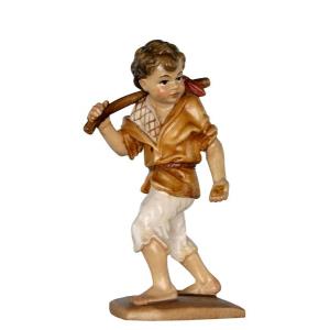 Boy to pack-donkey baroque crib