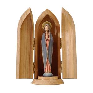 Our Lady of Fátima modern style in niche