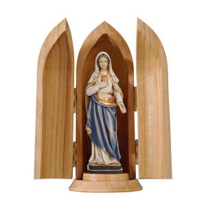 Sacred Heart of Mary in niche