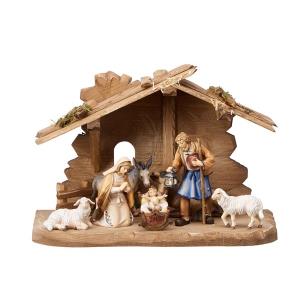 HE Nativity set 9 pcs-stable Tyrol for H.Fam