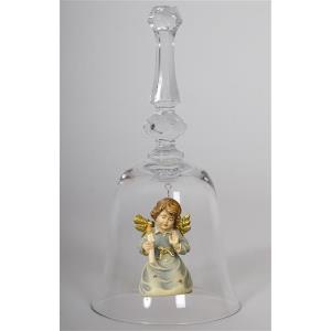 Crystal bell with Bell angel candle