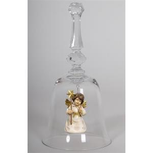 Crystal bell with Bell angel star