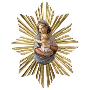 Busto di Madonna da appendere con Raggiera