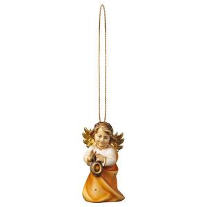 Heart Angel with lantern with gold string