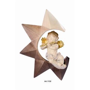 Angel on star with flute