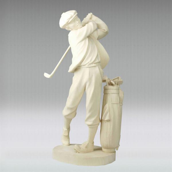 Golfspieler mit Tasche - Natur