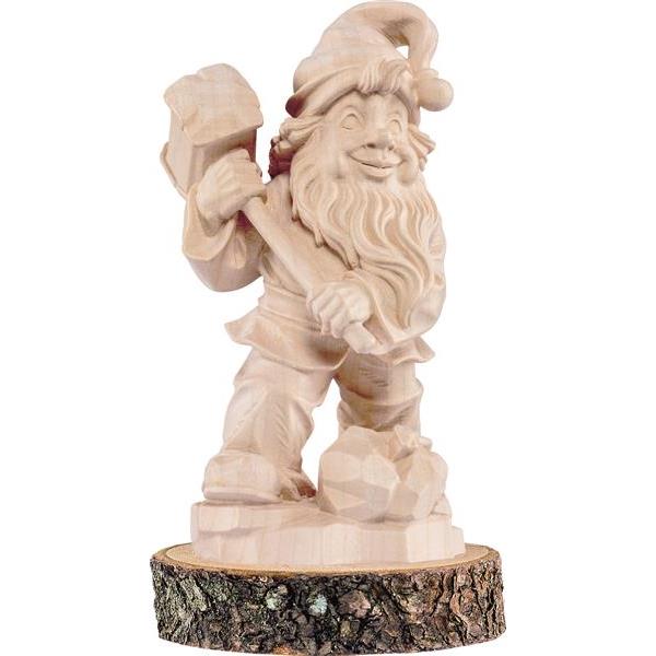 Gnome minerals-collector on pedestal - natural