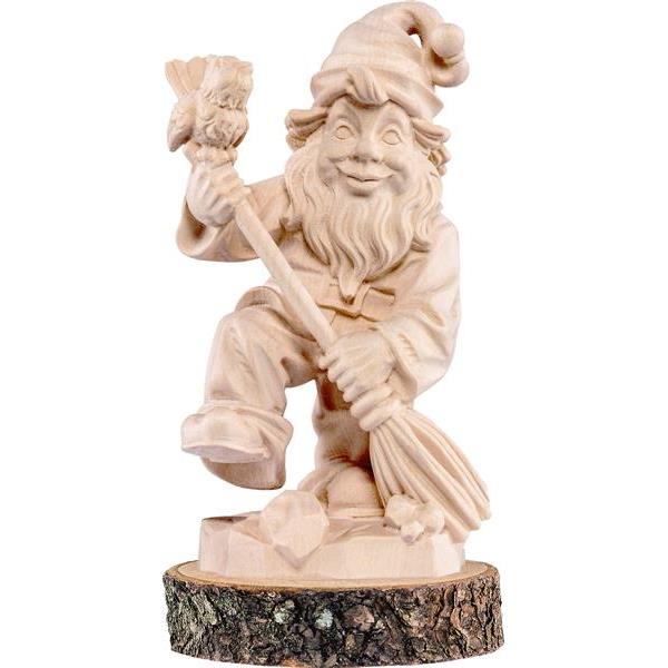 Home-gnome on pedestal - natural