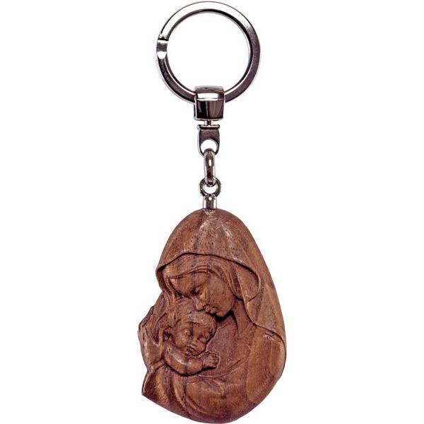Key-ring Madonna walnut - natural