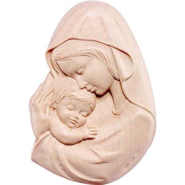 Madonna relief red-blue - natural