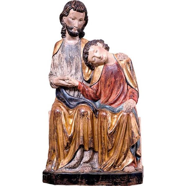 Jesus with St. John - gold leaf
