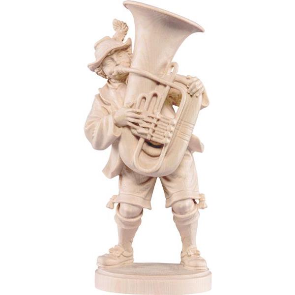 Musician with tuba - natural