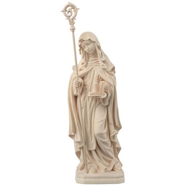 St. Bridget with book, candle and crosier - natural