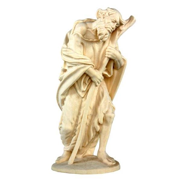 Shepherd with stick baroque crib - natural
