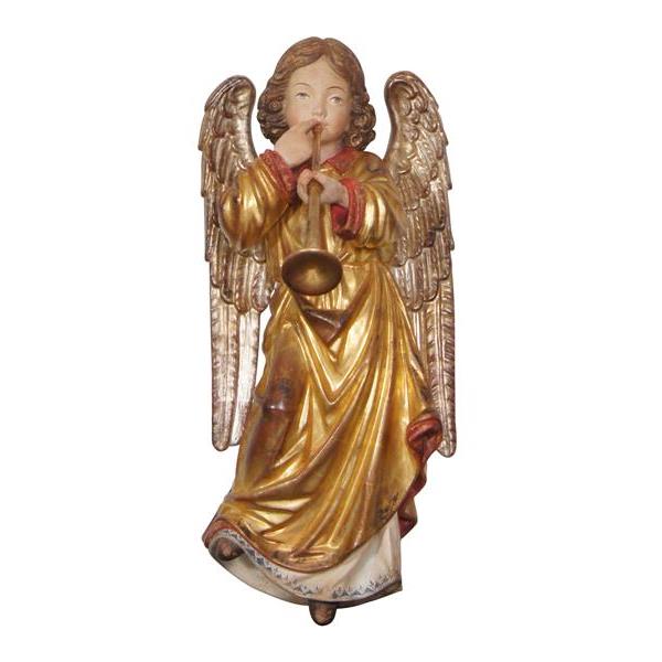 Pacher Angel with trumpet - coat antique gold leaf