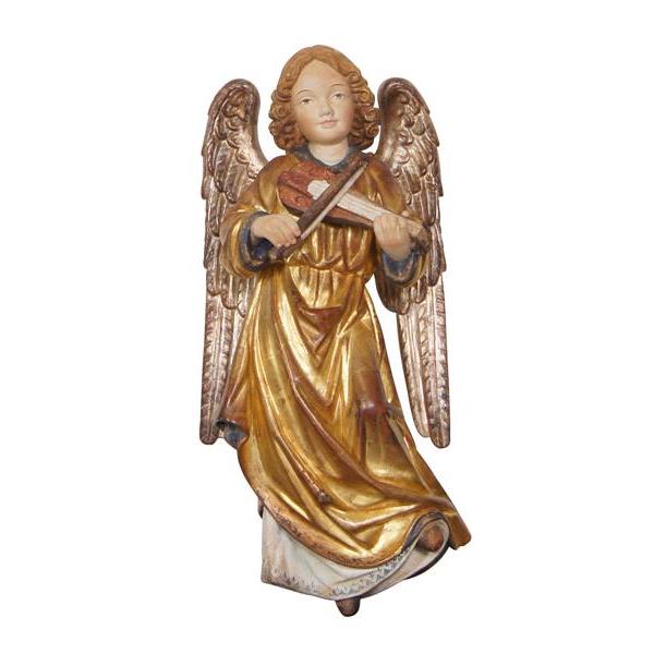 Pacher Angel with violin - coat antique gold leaf