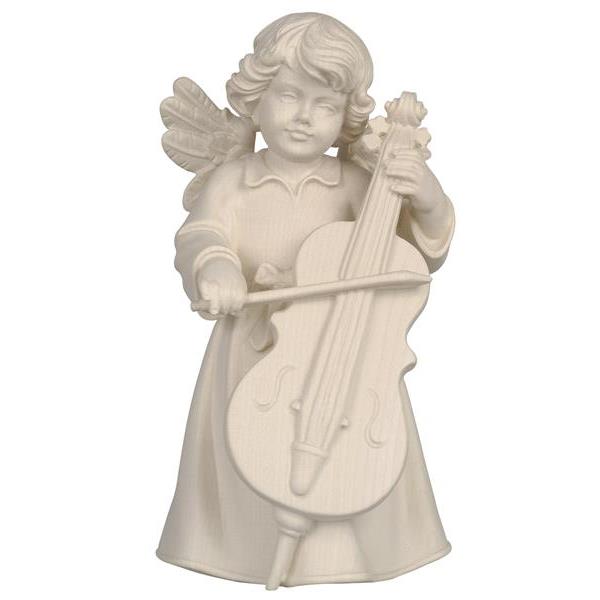 Bell angel standing with double-bass - natural