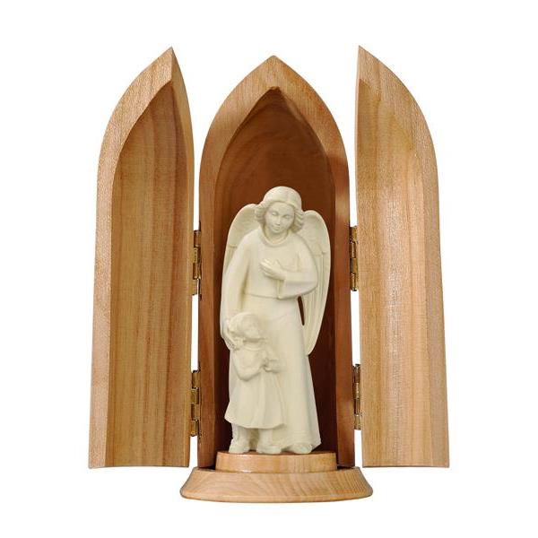 Guardian angel with girl - modern in niche - natural