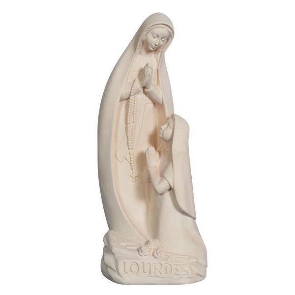 Our Lady of Lourdes with Bernadette modern style - natural