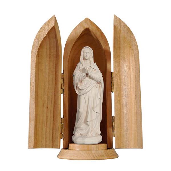 Our Lady of Sorrows in niche - natural