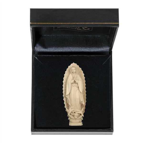 Our Lady of Guadalupe with case - natural