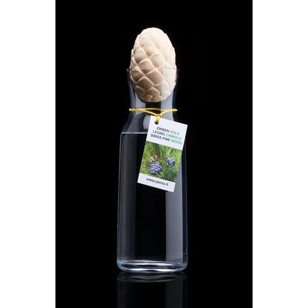 Swiss pine cone with 1L carafe - natural