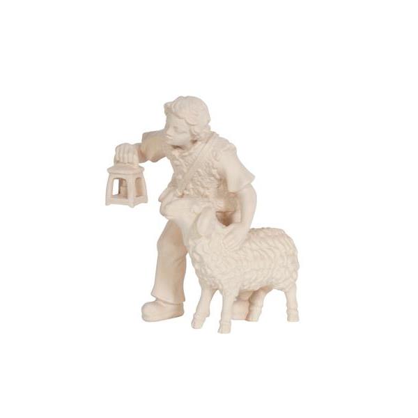 KO Boy with sheep and lantern - natural