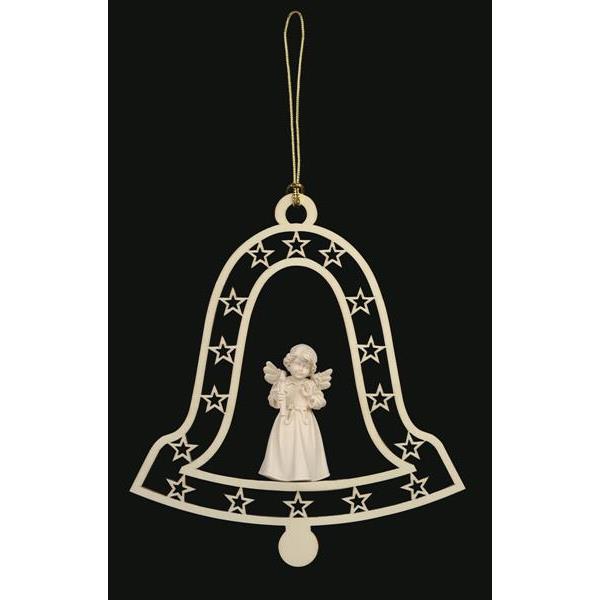 Bell-Bell ang.stand.with candle - natural