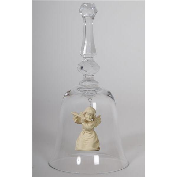Crystal bell with Bell angel flute - natural
