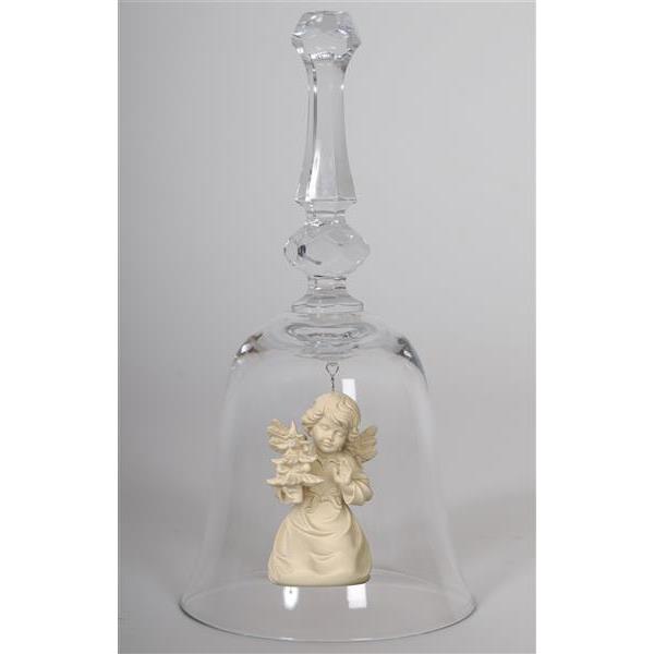 Crystal bell with Bell angel tree - natural