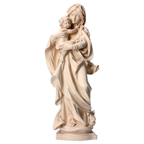 Our Lady of the Alps - Linden wood carved - natural
