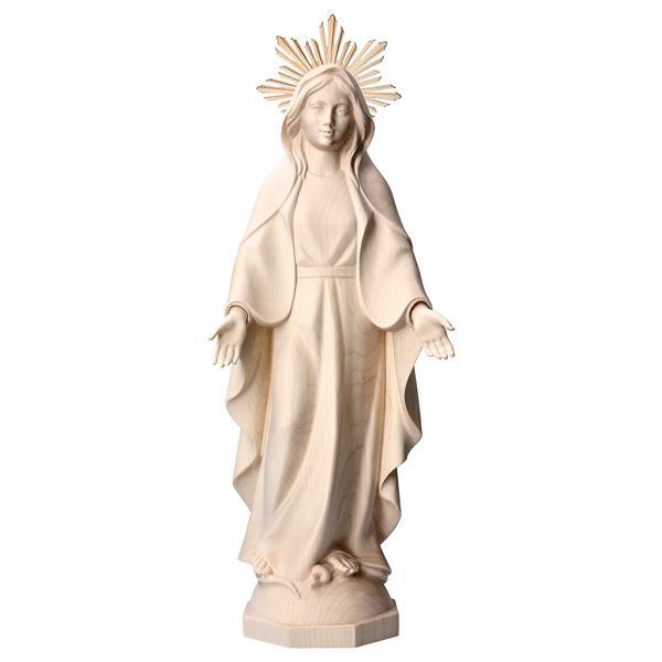 Our Lady of Miracles Modern with Halo - natural
