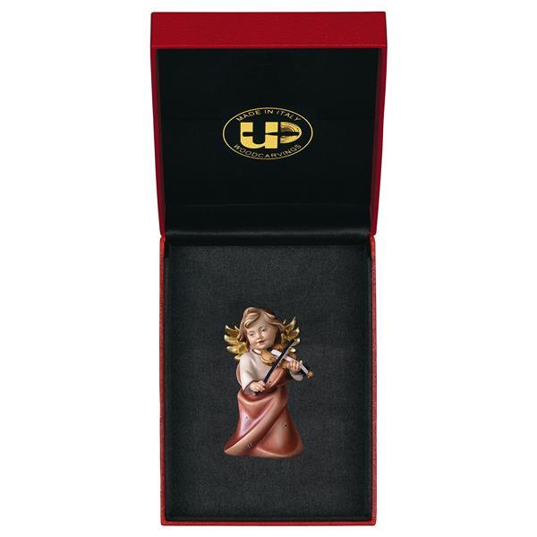 Heart Angel with violine with gold string + Case Exclusive - color