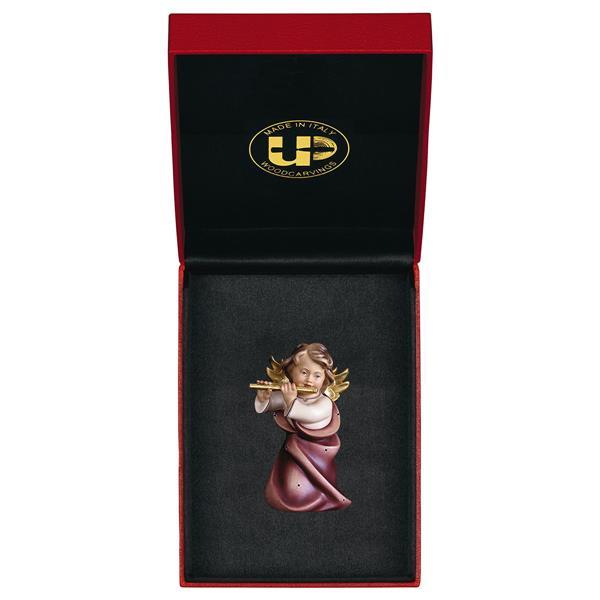 Heart Angel with flute with gold string + Case Exclusive - color