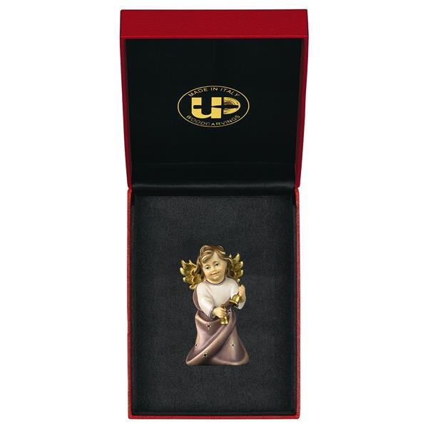 Heart Angel with bells with gold string + Case Exclusive - color