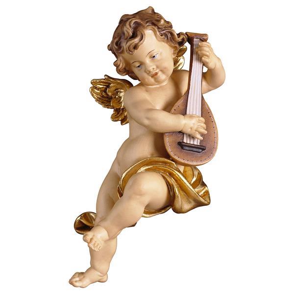 Cherub with lute - color