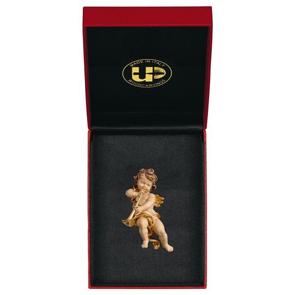 Cherub with trumpet with gold string + Case Exclusive - color