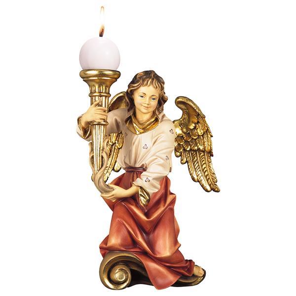 Chorus angel with candle left side - color
