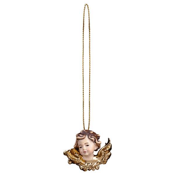 Angel-head right side with gold string - color
