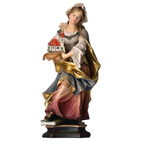 St. Adelheid of Burgundy with chruch - color