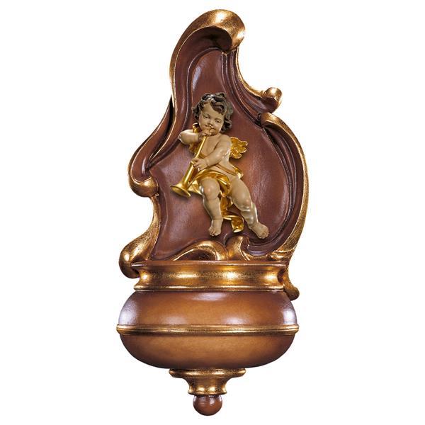 Holy water basin with Cherub - color
