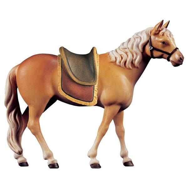 Horse Haflinger with saddle - color