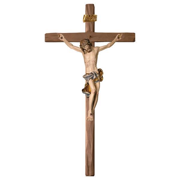 Crucifix Baroque - Cross straight - color