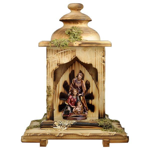 Nativity Baroque + Lantern stable - color